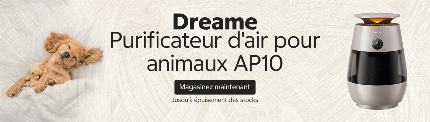 Dreame Purificateur d'air pour animaux AP10  Magasinez maintenant Jusqu'à épuisement des stocks