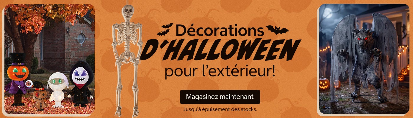 Décorations d’Halloween pour l’extérieur! Magasinez maintenant Jusqu’à épuisement des stocks