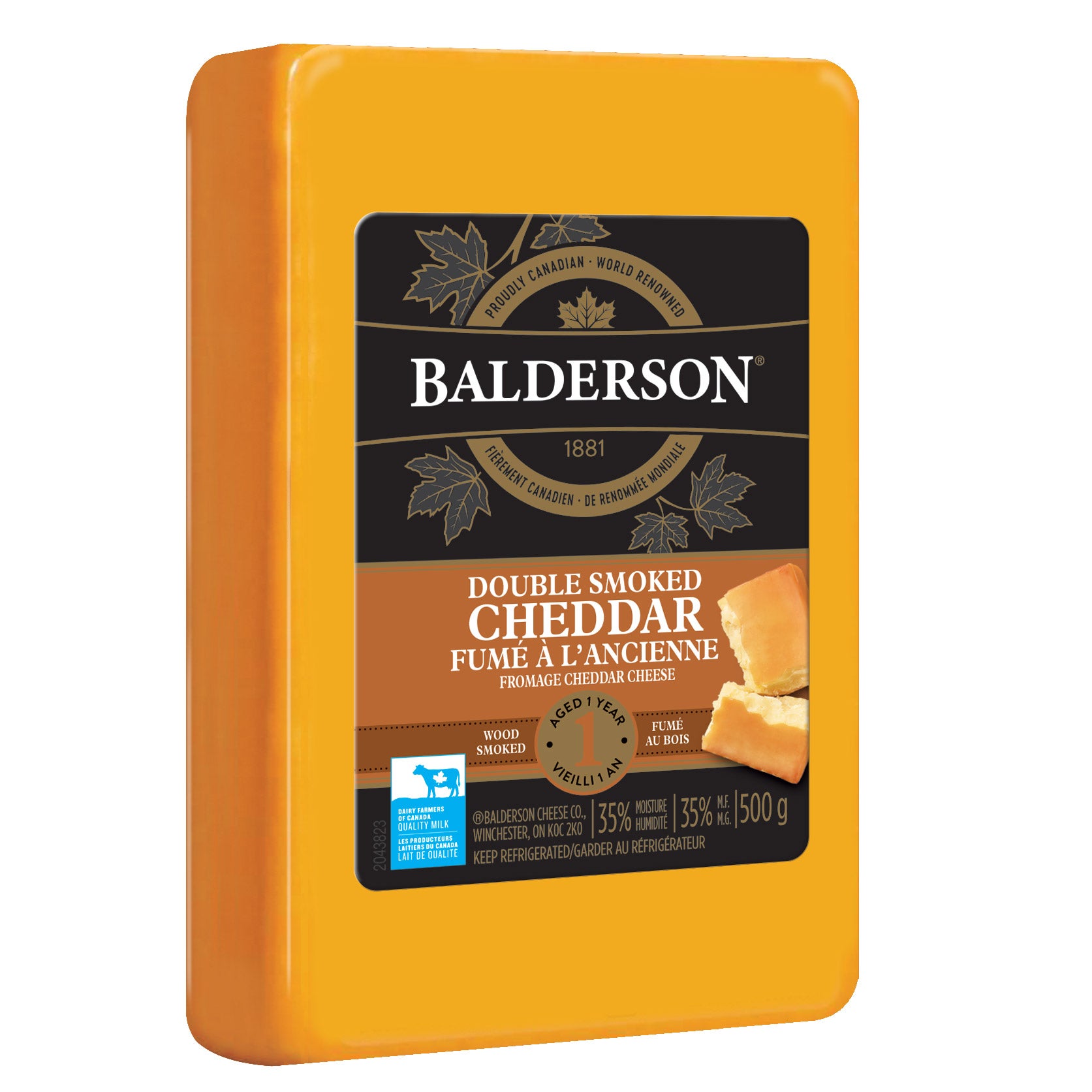 Balderson double smoked cheddar cheese