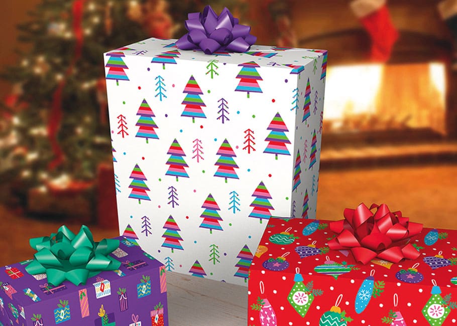 double-sided wrapping paper