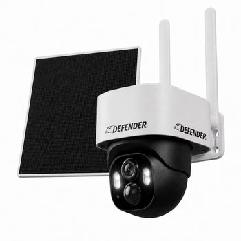 Defender 4G LTE AI POWERED Frontier 2K PTZ Wireless Security Camera with 5W Solar Panel