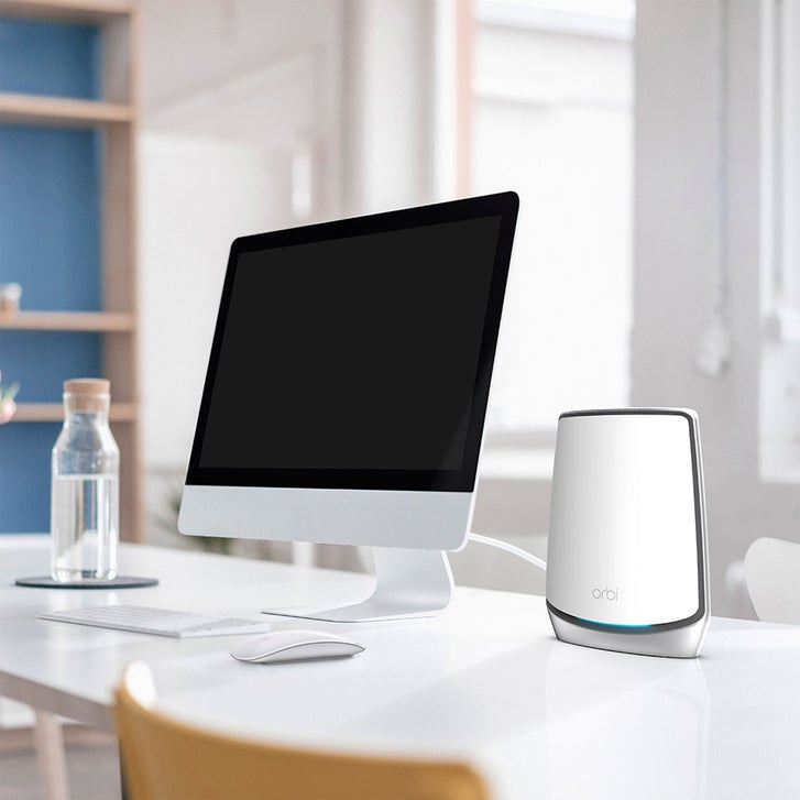 NETGEAR – Orbi RBK843S AX6000 Wi-Fi 6 Mesh System, One Year
