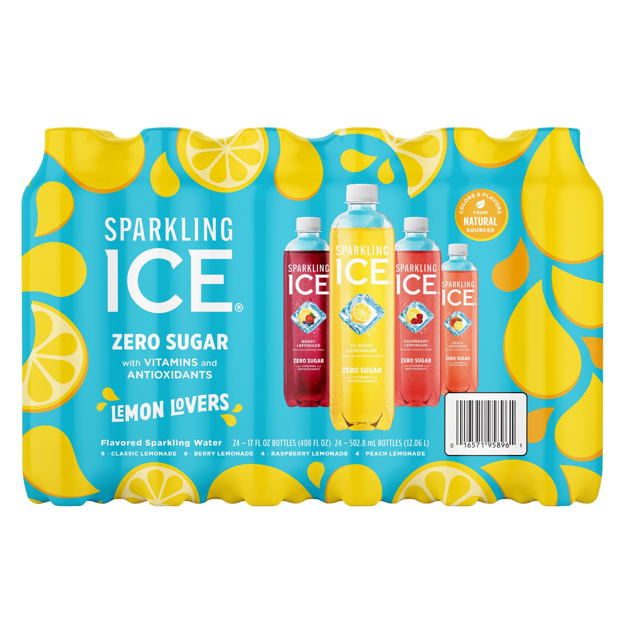 Sparkling Ice Zero Sugar Lemon Lovers Sparkling Water Variety Pack