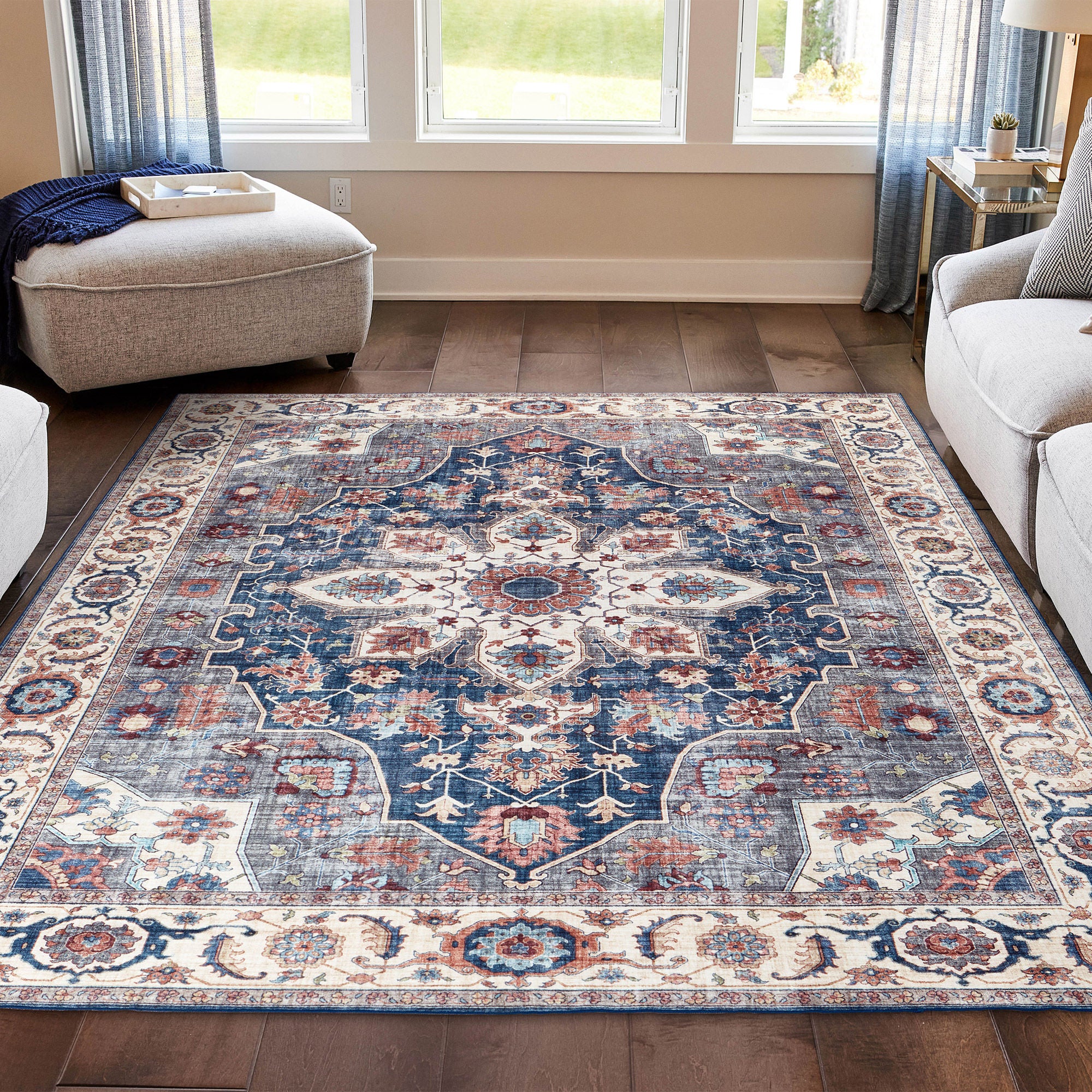 Wyatt & Ash Washable Indoor Area Rug, Aliyeh 9' x 12' | Costco
