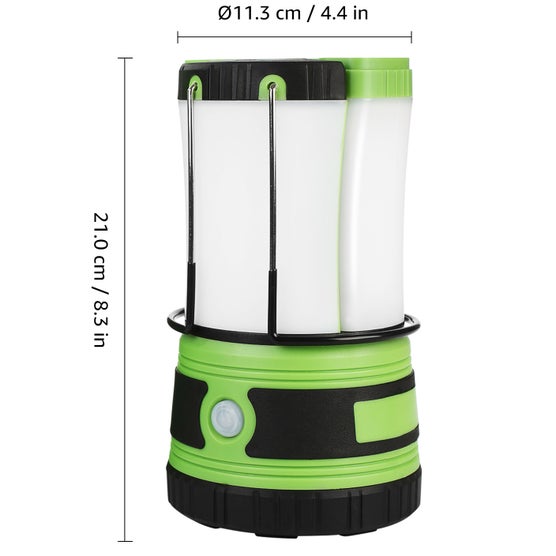 Lepro LED Camping Lantern with 2 Detachable Flashlights | Costco