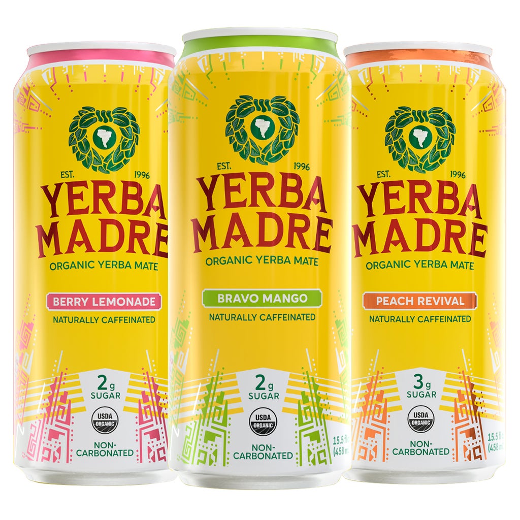 Yerba Madre Organic Yerba Mate Herbal Tea, Variety Pack, 15.5 fl