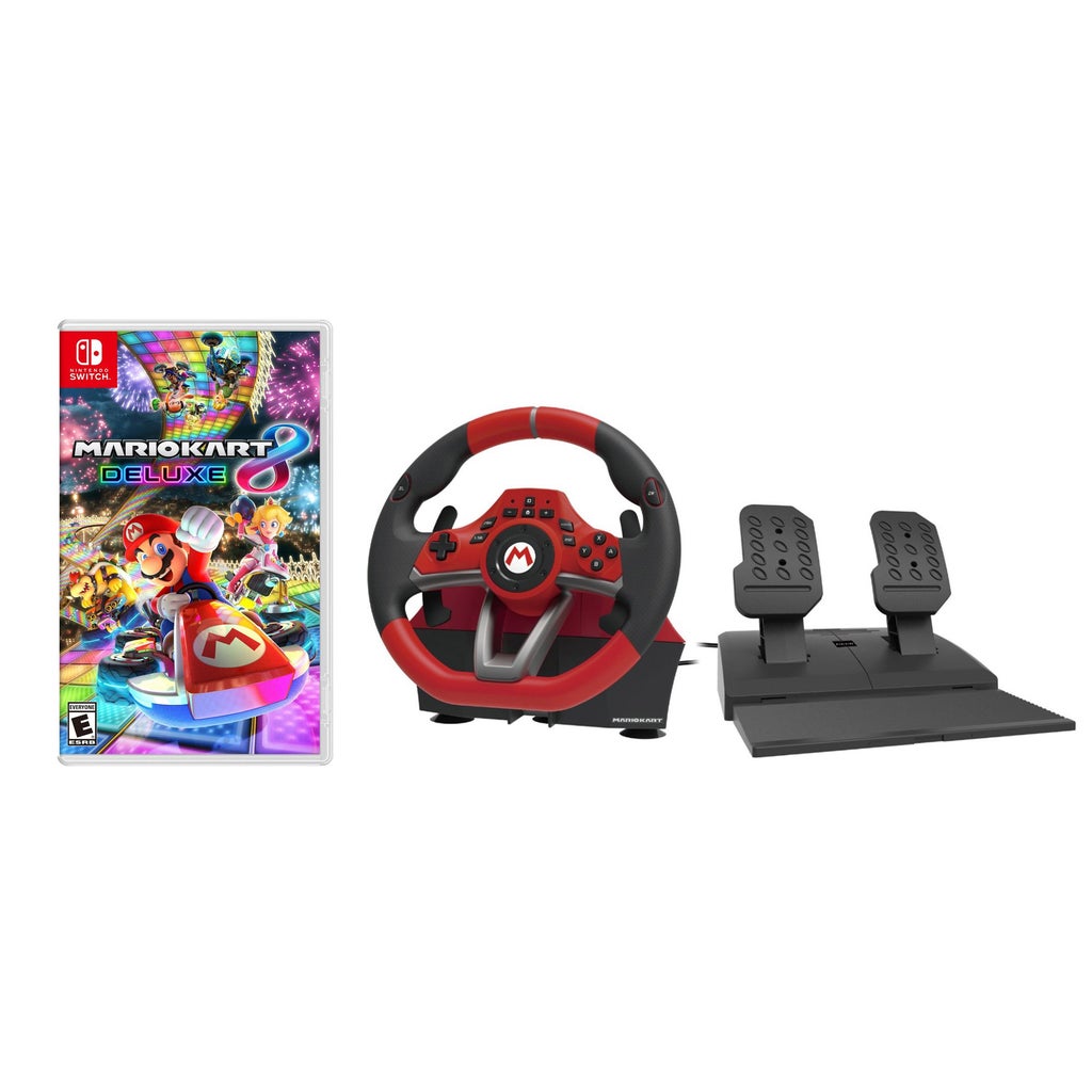 Mario Kart 8 + Racing Wheel Pro Deluxe Bundle | Costco