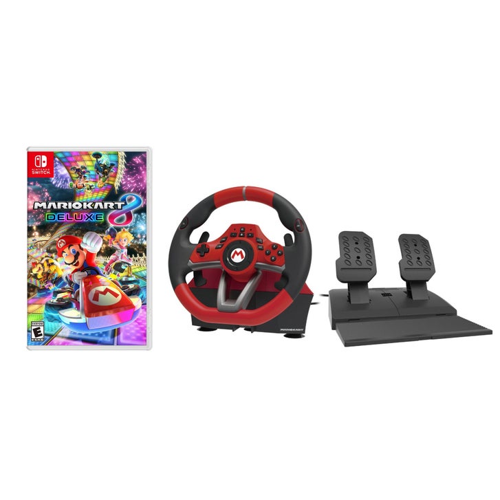Mario Kart 8 + Racing Wheel Pro Deluxe Bundle | Costco