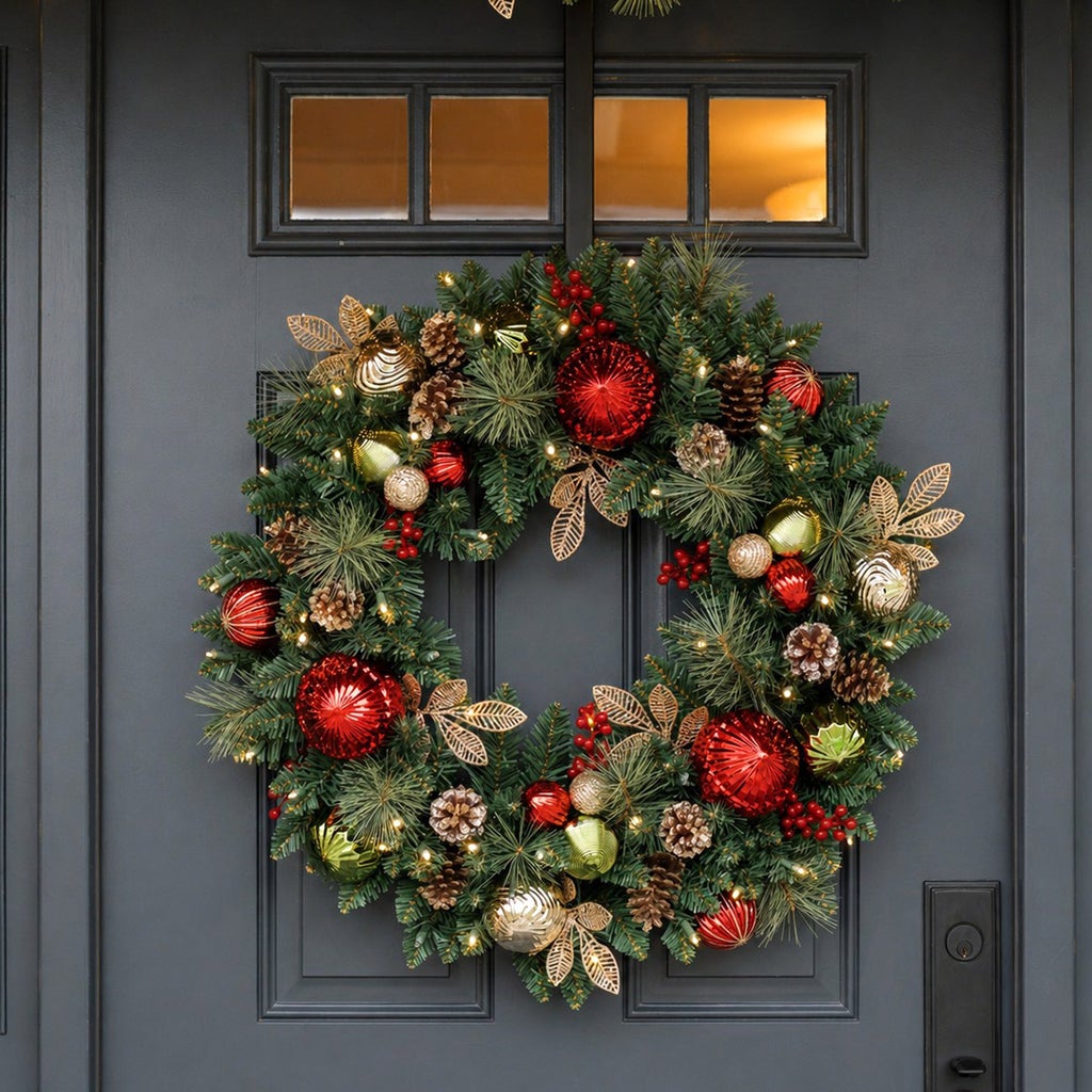 クリスマス Kirkland Signature Holiday Wreath 30