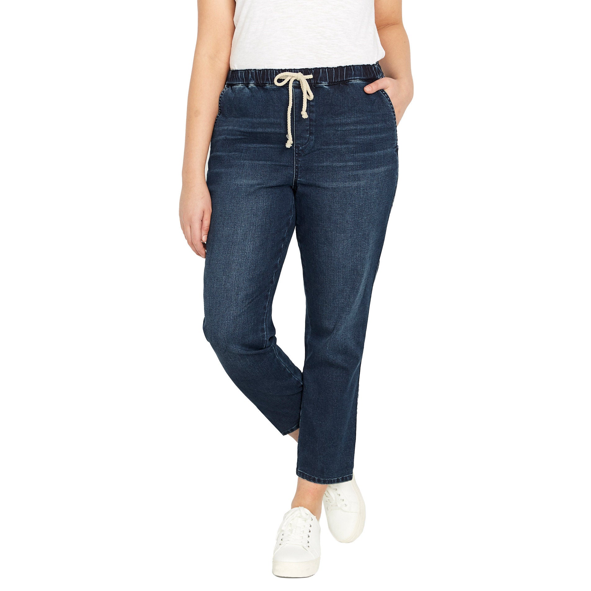Buffalo Ladies' Pull-on Denim Crop Pant | Costco