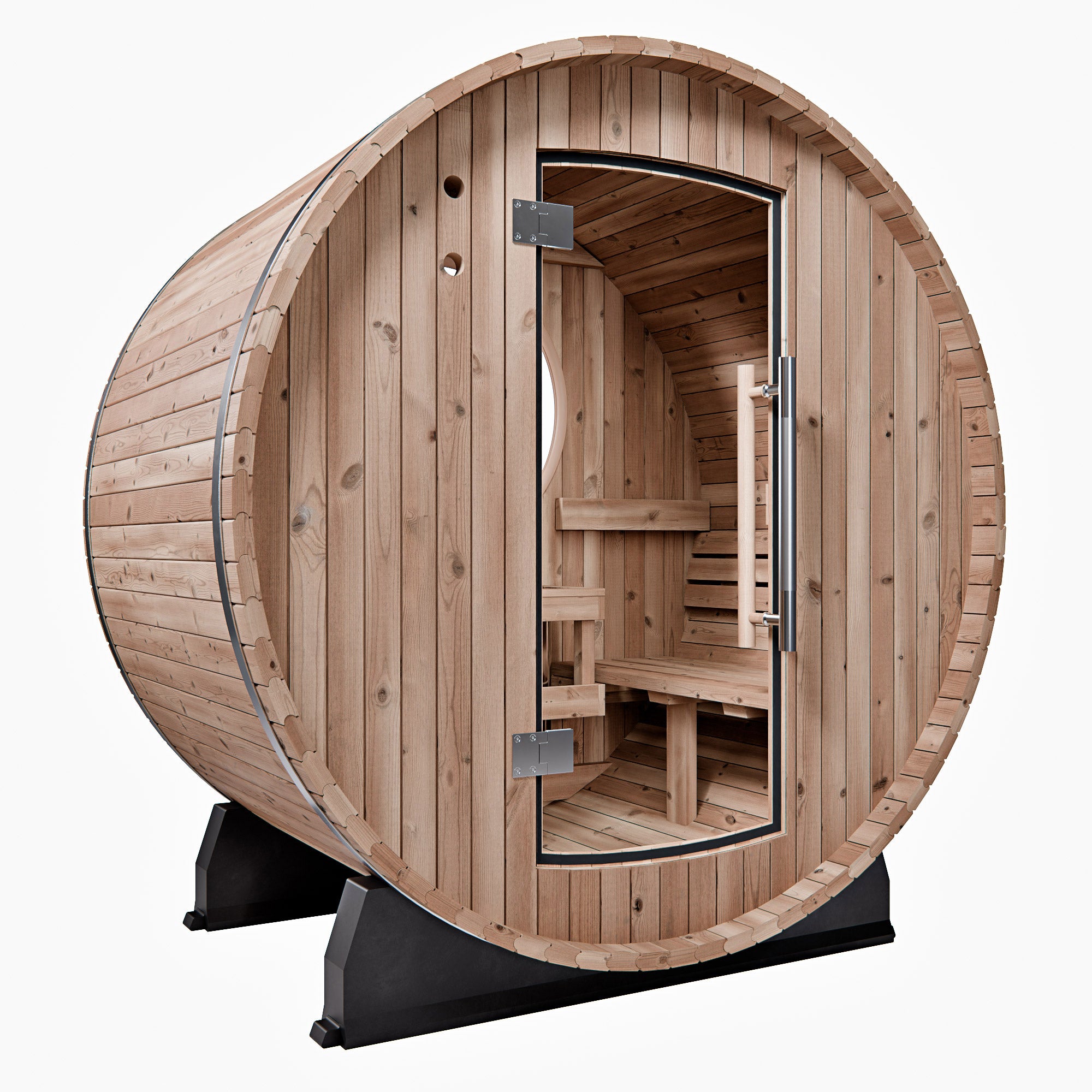Almost Heaven Arcadia 2-person Outdoor Barrel Sauna | Costco
