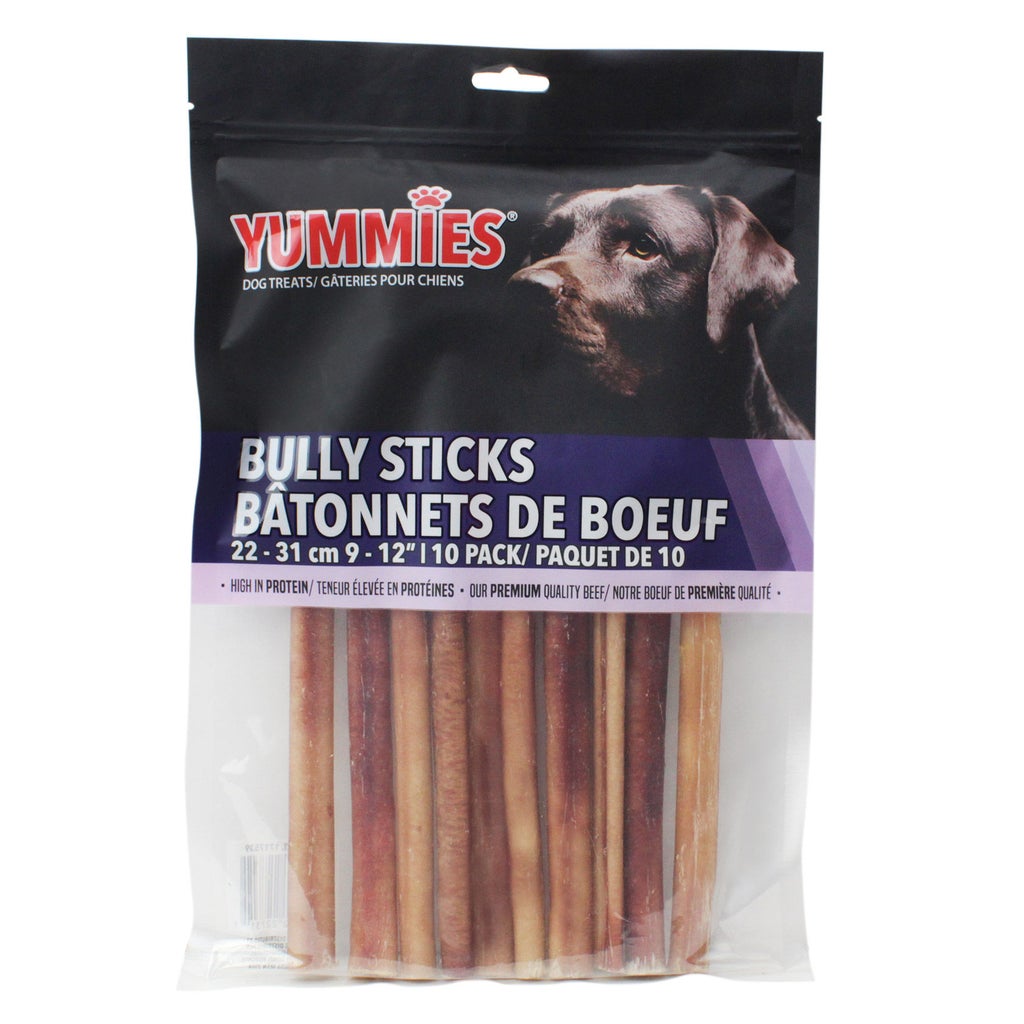 Yummies - Bâtonnets de boeuf de première qualité de 9 à 12 po., paquet ...