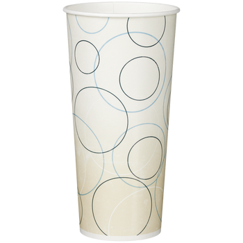 Graphic Packaging Paper Cold Cups, Champagne, 24 oz, 1000 ct
