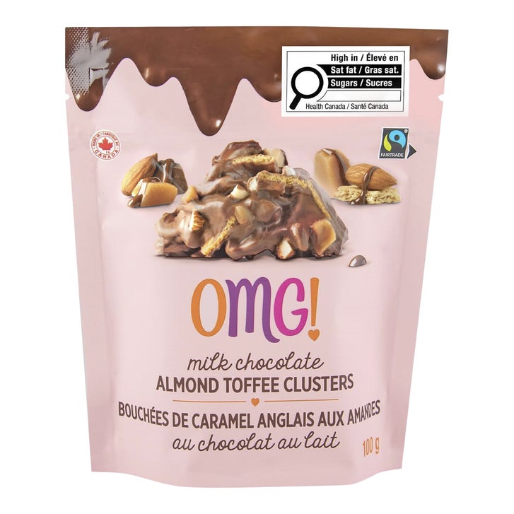OMG! Almond Toffee Clusters, 6 × 100 g | Costco