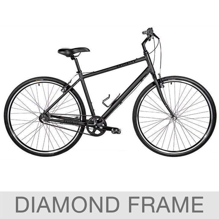 Priority Bicycles Classic Plus Gotham Unisex Bicycle, Black | Costco