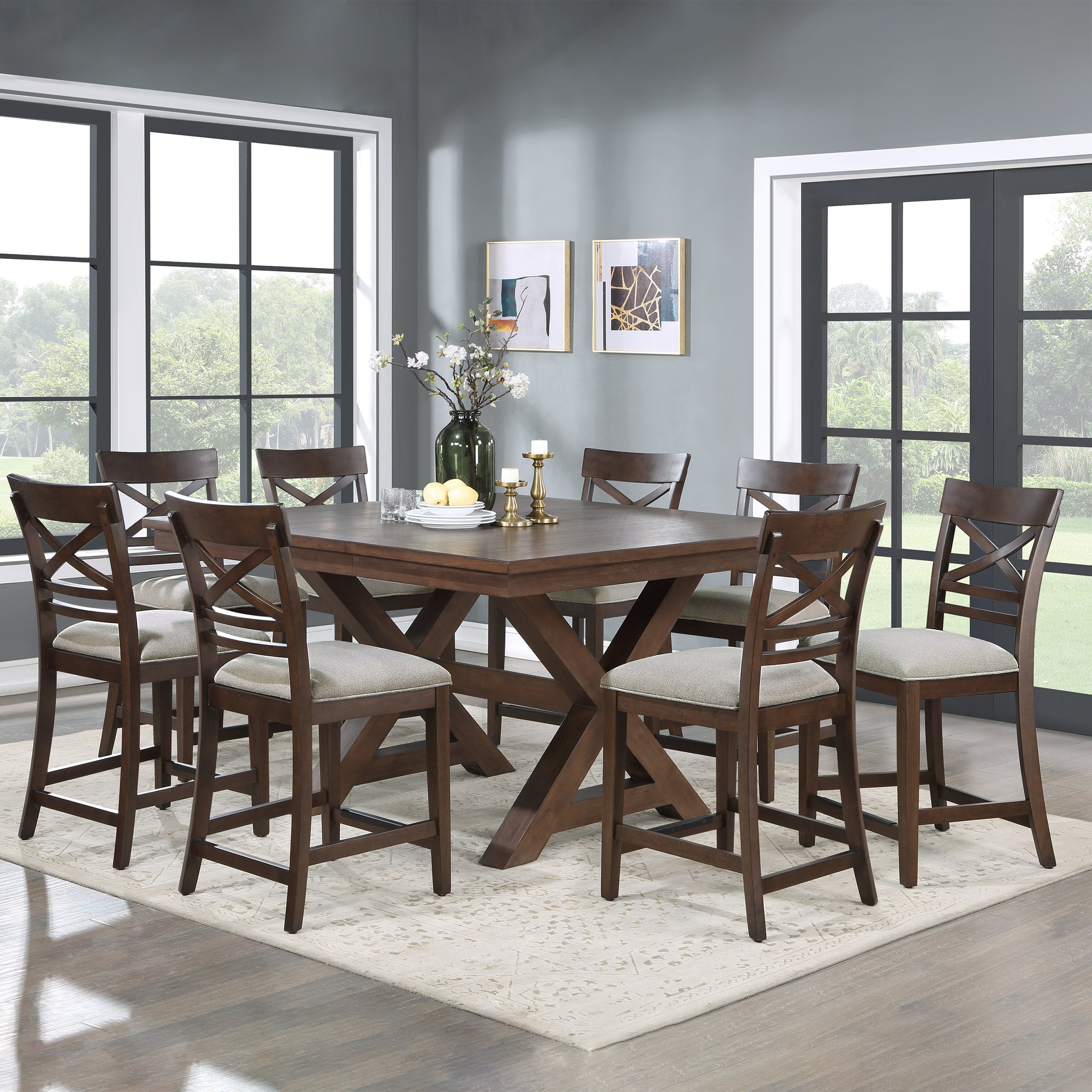 Collins 9-piece Counter-Height Dining Table Set | Costco