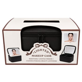 REALHER Lighted Makeup Case, with Removable Lighted Mirror