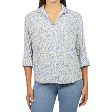 Jachs Girlfriend Women's ¾ Sleeve Button-Up Shirt