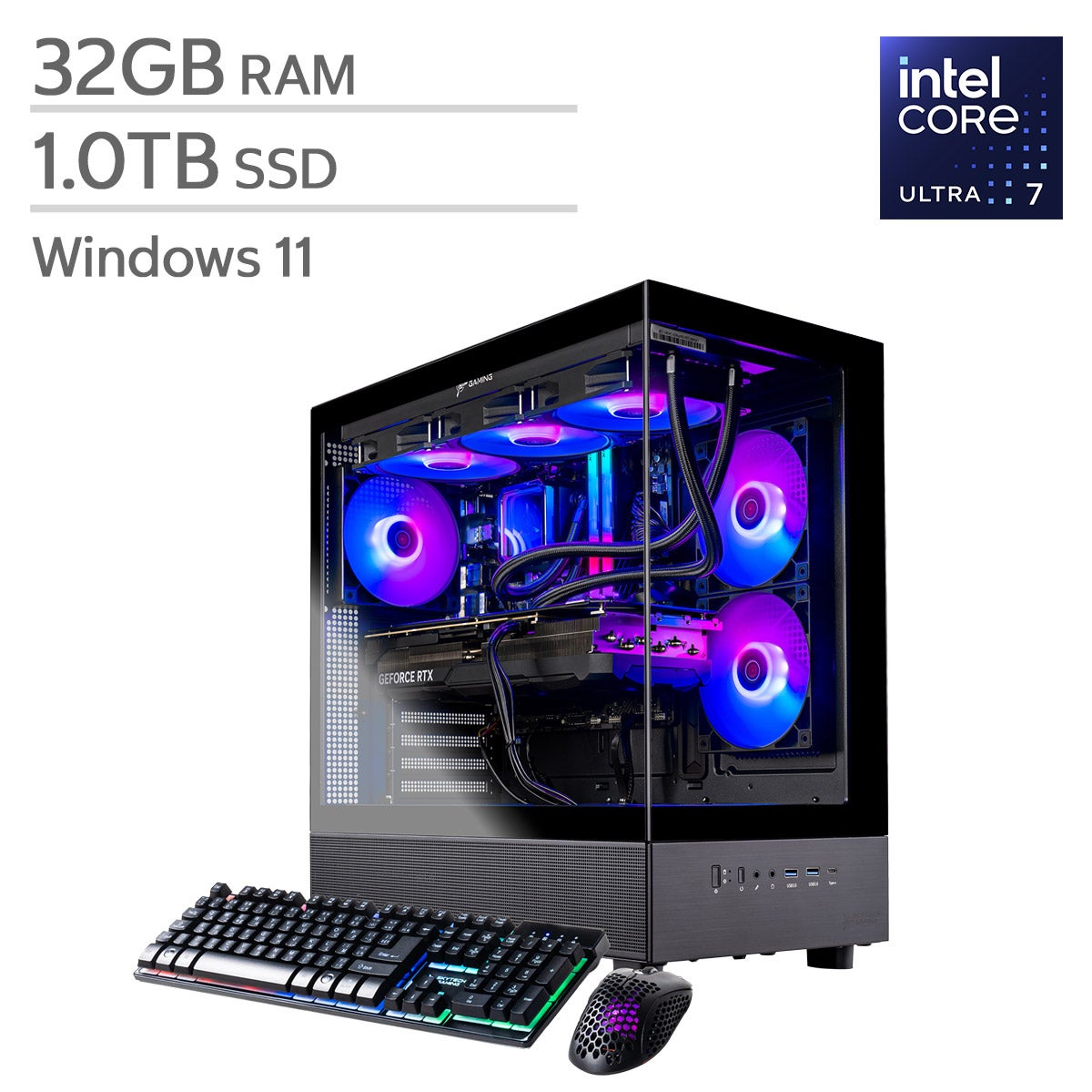 Skytech Azure 3 Gaming Desktop, Intel Core Ultra 7 265K - 32GB RAM