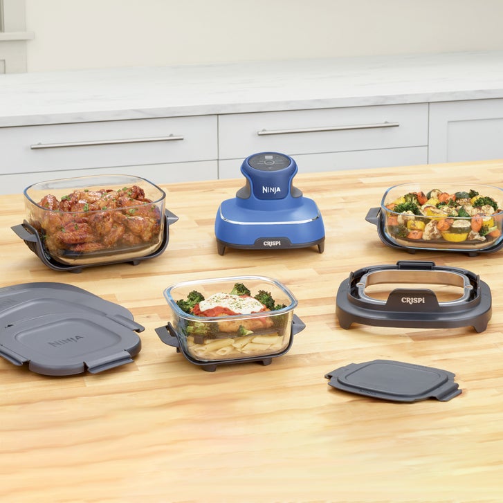 Ninja Crispi 5-in-1 Portable Glass Air Fry Cooking System, 3