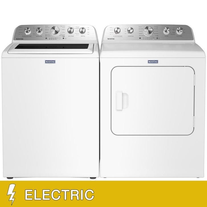 Maytag 4.8 cu. ft. Top Load Impeller Washer and 7.0 cu. ft