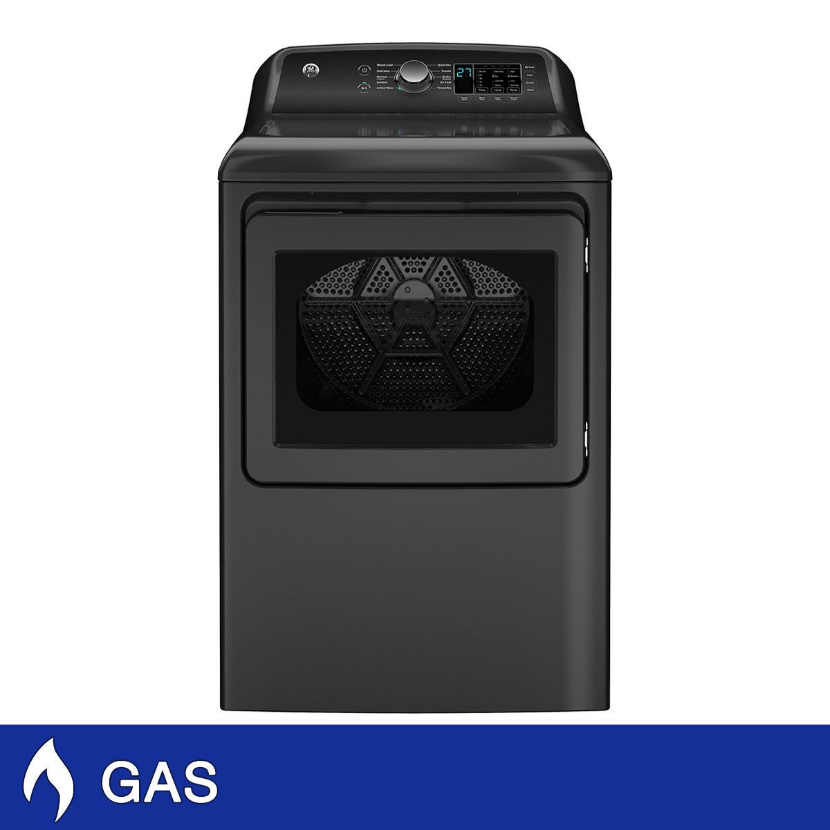 GE 7.4 cu. ft. GAS Dryer with Sensor Dry, High Performance Venting