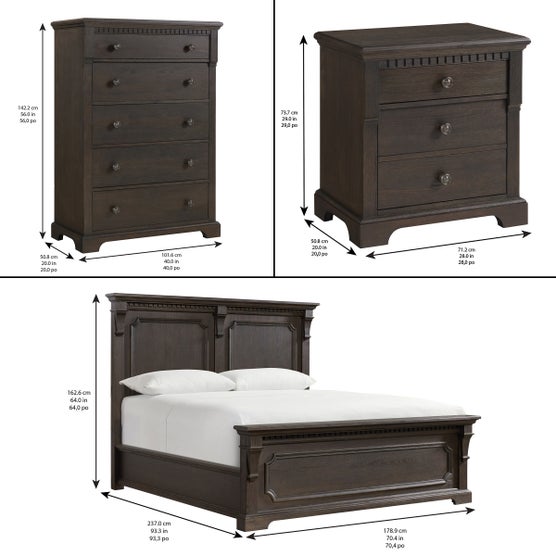 Wren 4-piece Queen Bedroom Set | Costco