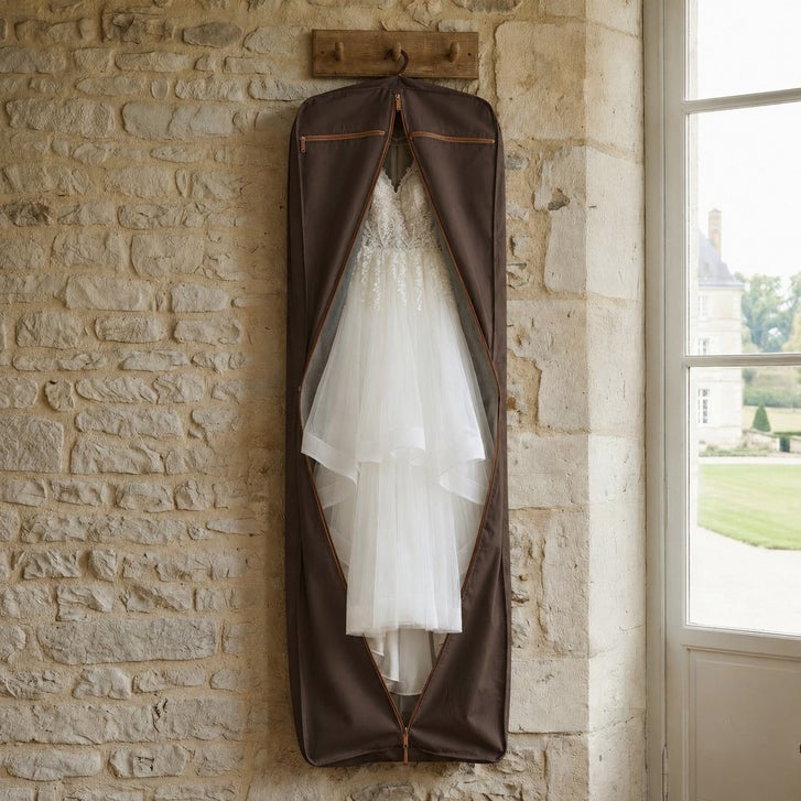 wedding dress bag Delsey Chatelet Garment Display Color:LT BLUE Collection:Banquet in Bloom Casual Dress Means This complete kit includes