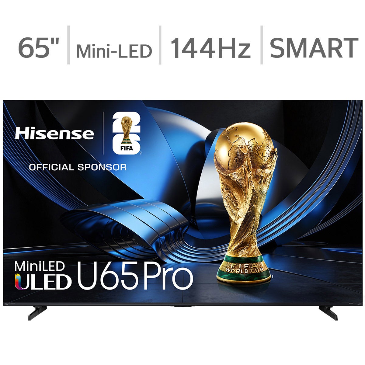 Hisense 65" Class - U65 Pro Series - 4K ULED MiniLED Smart TV - Allstate 3-Year Protection Plan Bundle Included for 5 Years of Total Coverage*