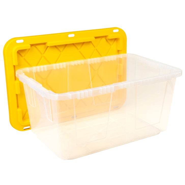 Greenmade 27 Gallon Clear Storage Bin, 8‑pack | Costco