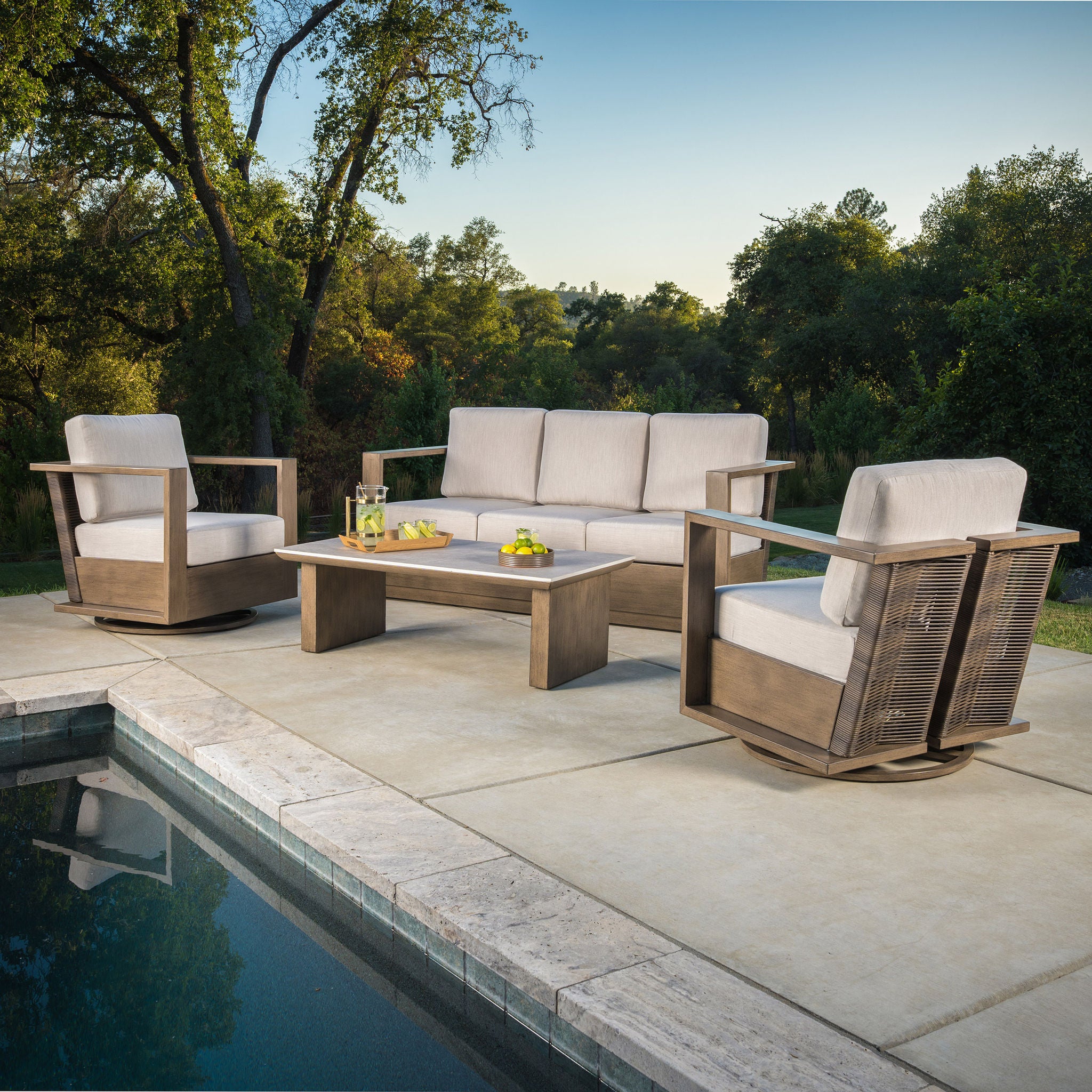 SunVilla Sorrento 4-piece Outdoor Patio Seating Set | Costco