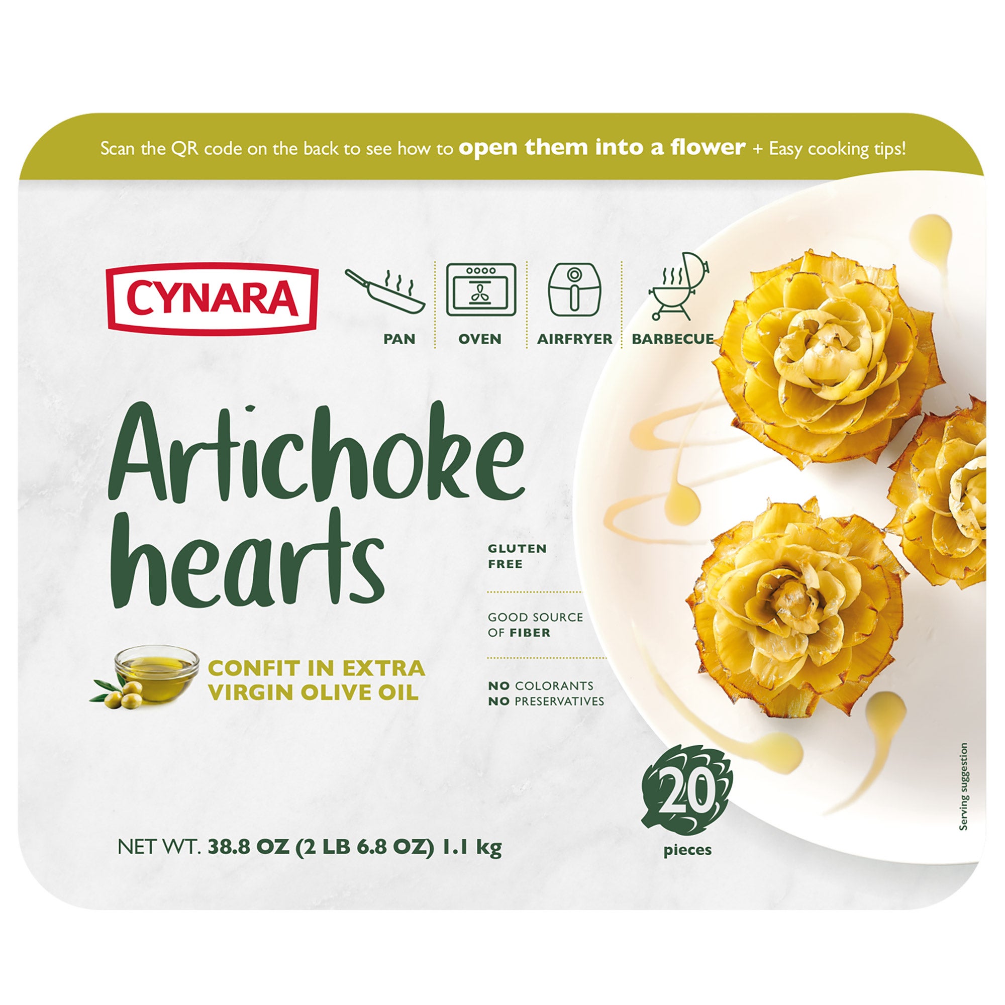 CYNARA ARTICHOKE FLOER IN EXTRA VIRGIN OIL 2.2 LBS