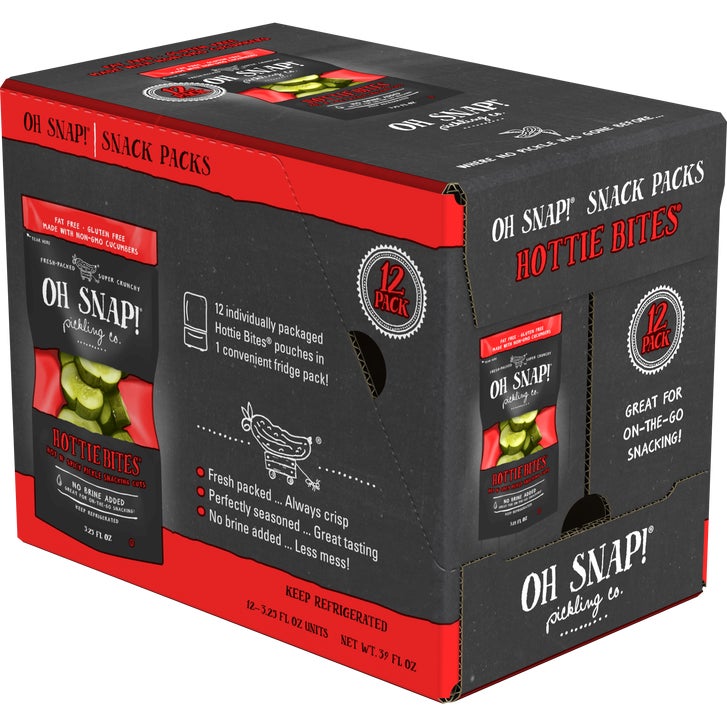 OH SNAP! Pickling Co. Hottie Bites, 3.25 fl oz, 12 ct | Costco