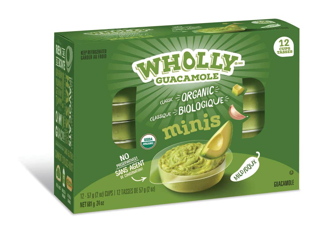 Wholly Guacamole organic minis