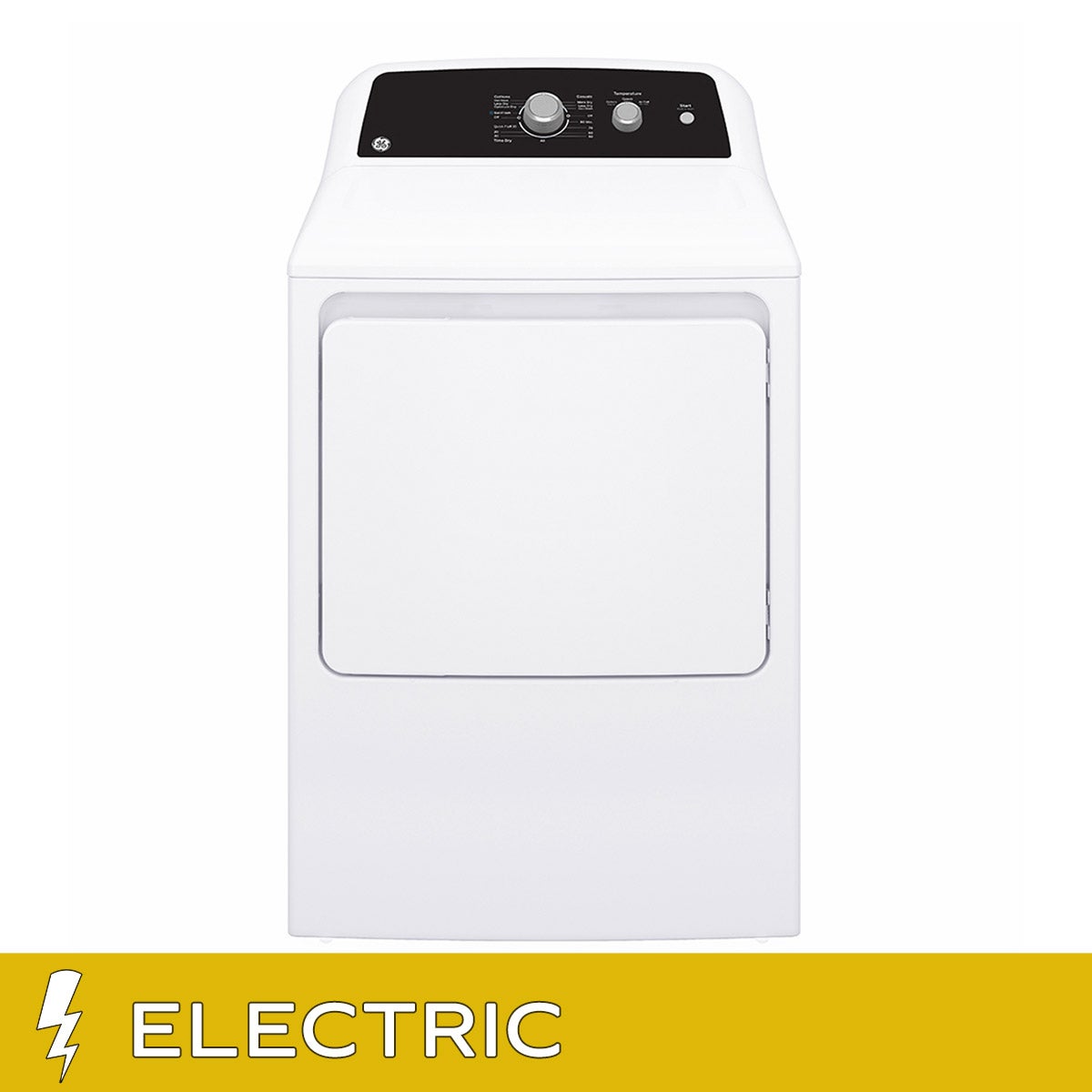 GE 6.2 cu. ft. White Electric Dryer with SaniFresh Cycle | Costco