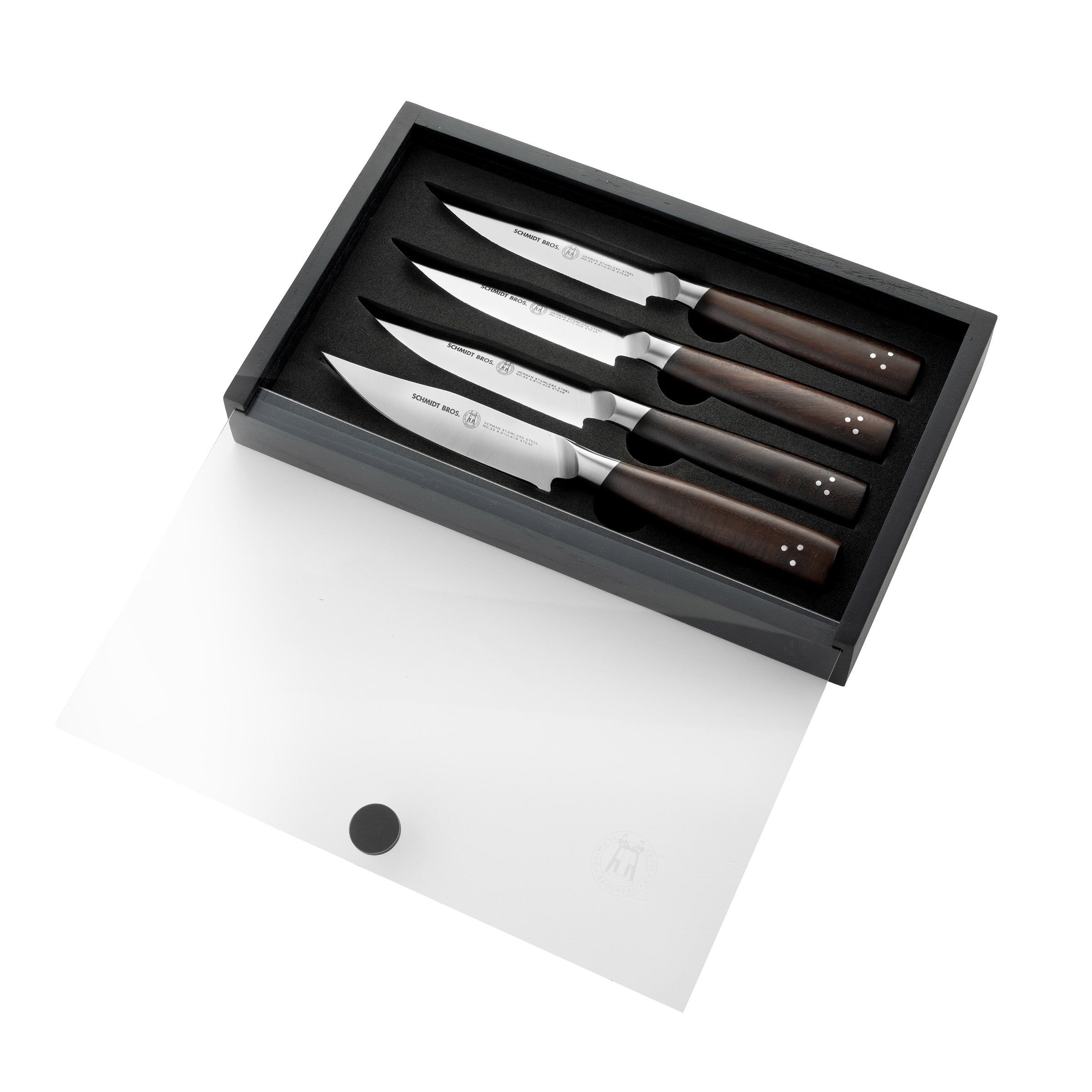 Schmidt Brothers Cutlery Delta Series Acacia Wood 4-pack Steak