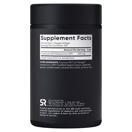 Sports Research CoQ10 200mg, 150ct | Costco
