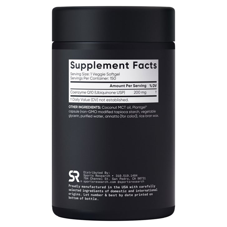 Sports Research CoQ10 200mg, 150ct | Costco