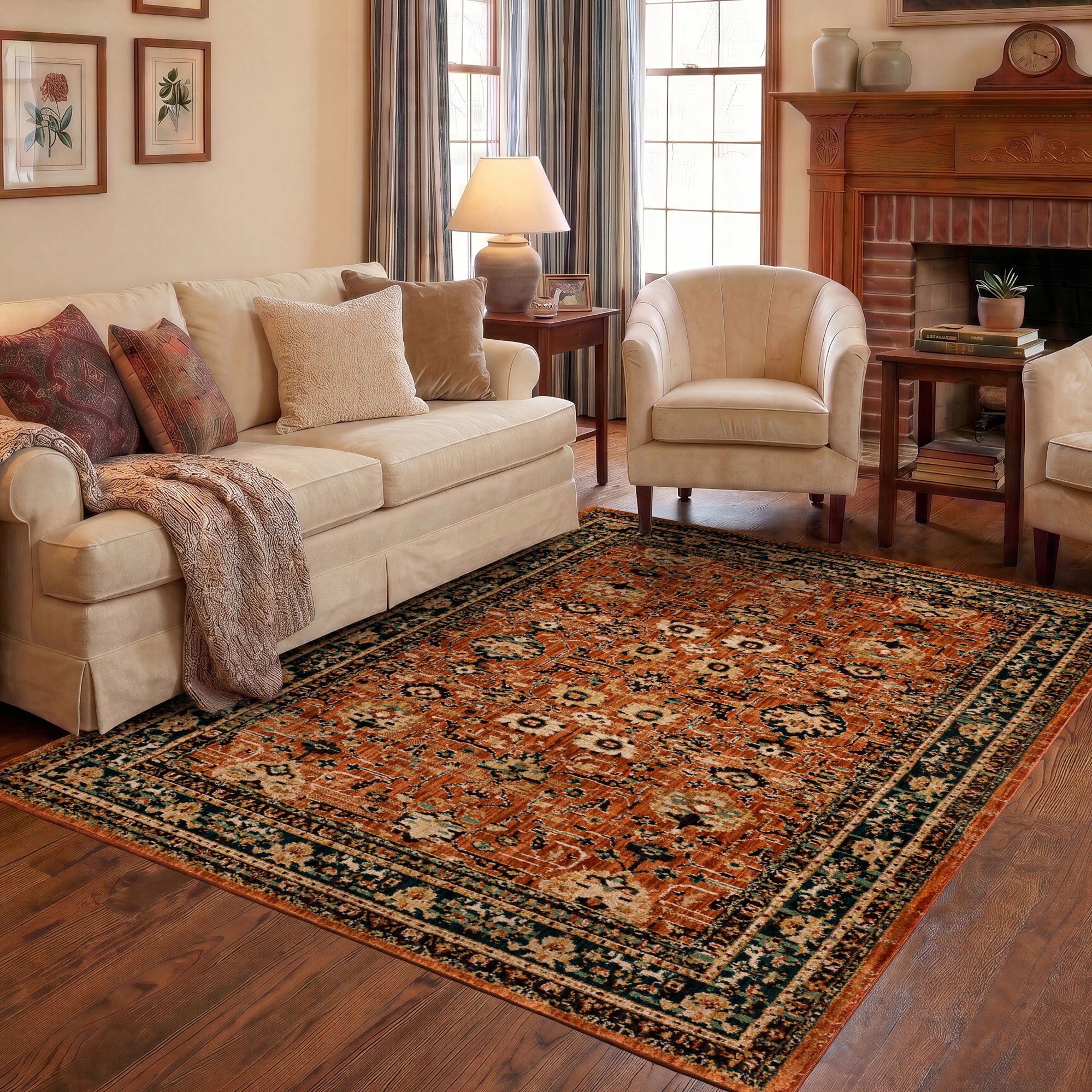 Mohawk Home Spice Market Area Rug, Zahara Spice, 5'3