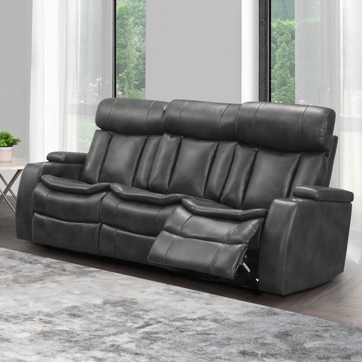 Ceseo　30セット Zayne Leather Power Reclining Sofa with Power Headrests | Costco