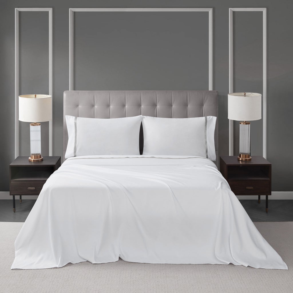 West Park Hotel Ribbon Hem 4-piece Sheet Set | Costco