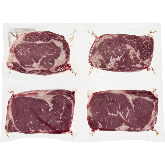 Costco Ribeye Tray USDA Choice Beef Ribeye Steak, 10 oz, 4 ct | Costco