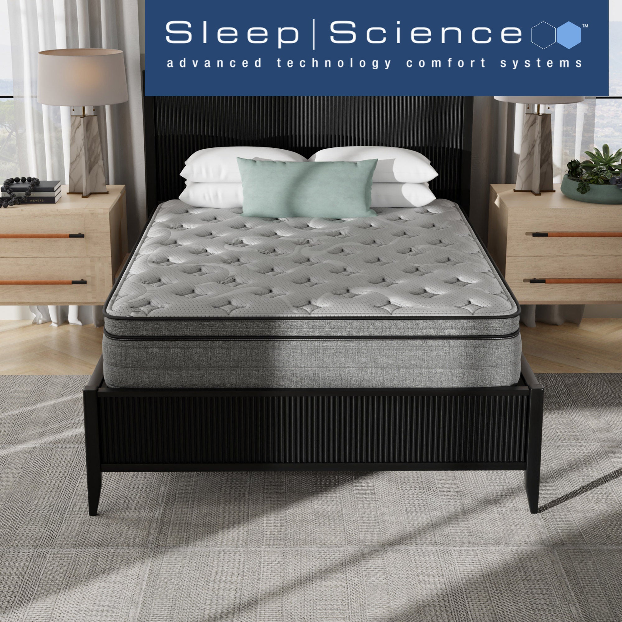 Sleep Science 13-inch Align IQ Euro Top Memory Foam Mattress