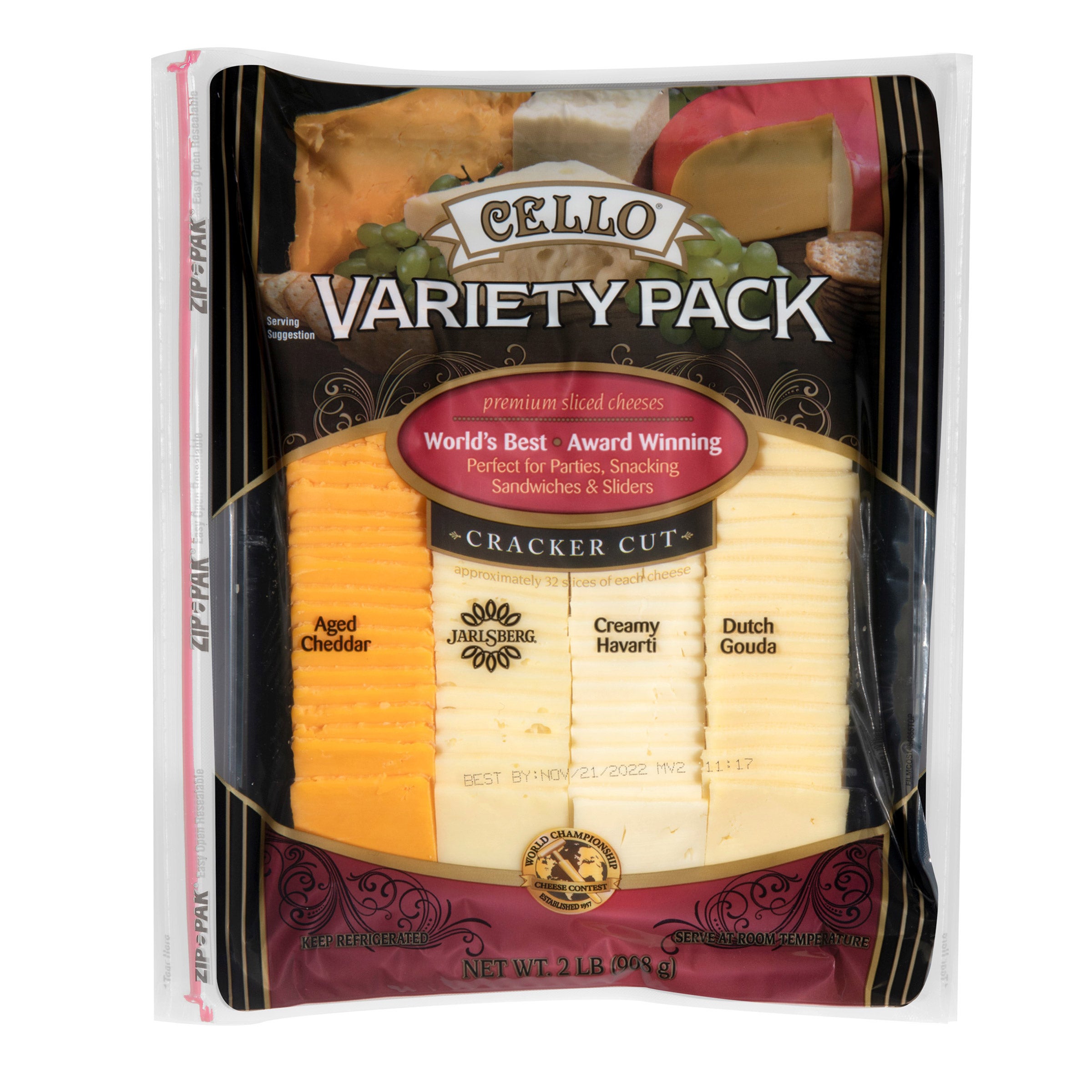 Cello Cracker Cut Cheese Tray