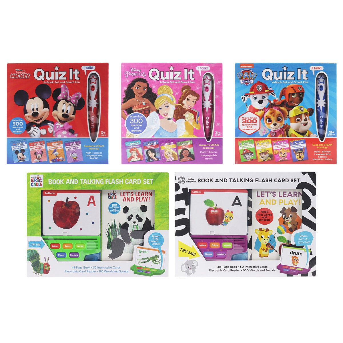 Quiz It Book & Set / Book & Talking Flash Card Set | Costco