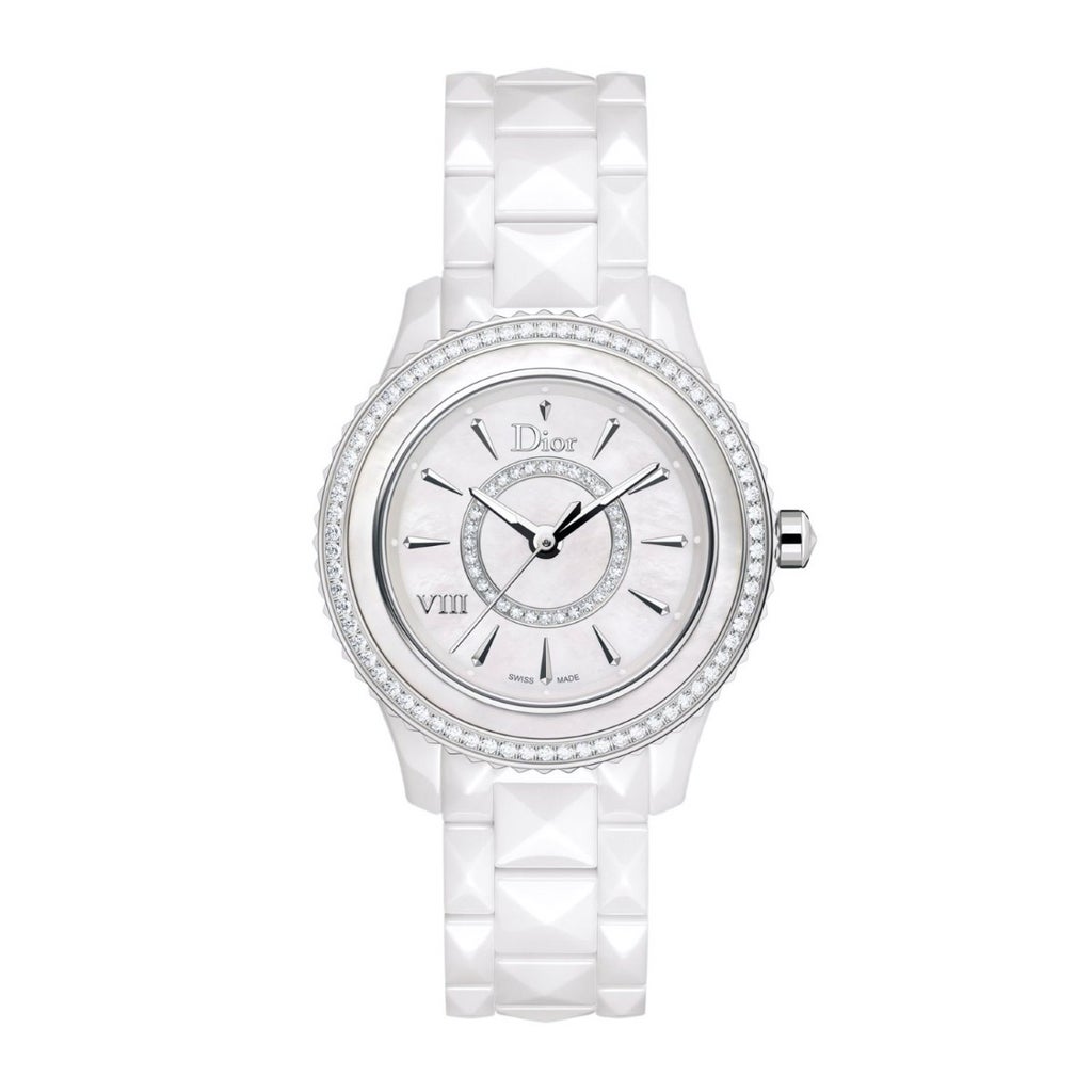 Dior VIII Mother-of-Pearl Dial Ceramic Ladies Watch | Costco