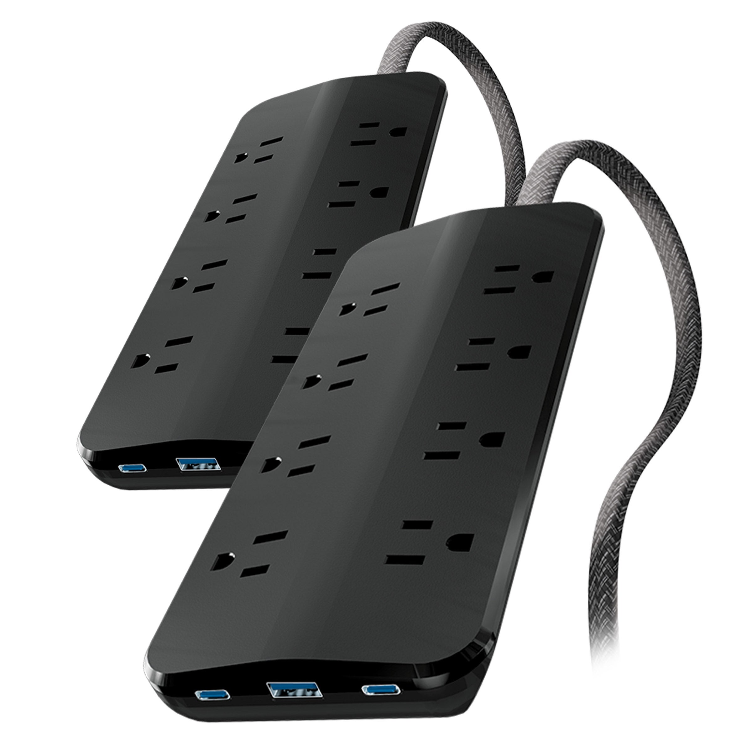 JASCO 8-OUTLET SURGE PROTECTOR 2PK