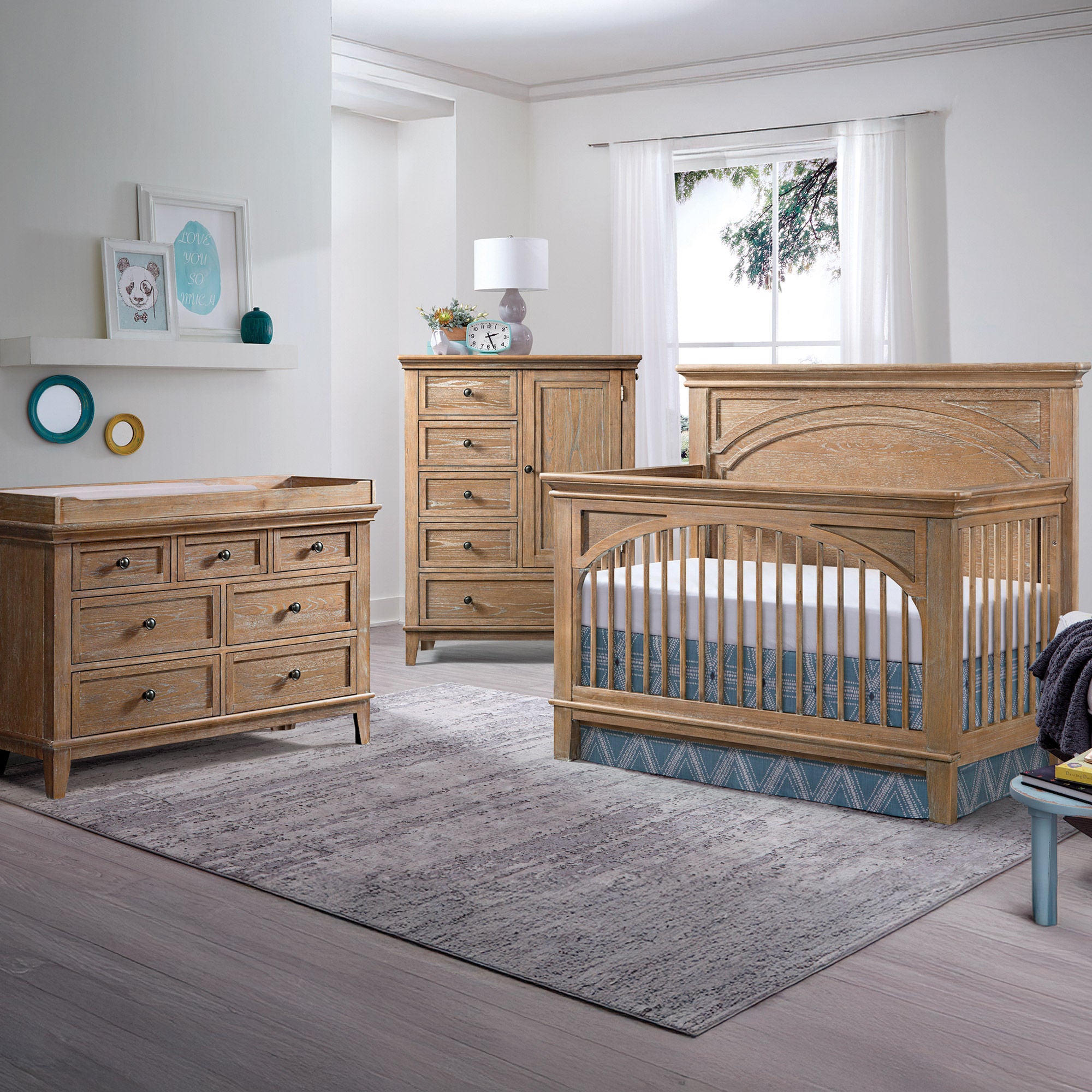 Imagio Baby Lisbon 3-piece Nursery Set, Sandwash
