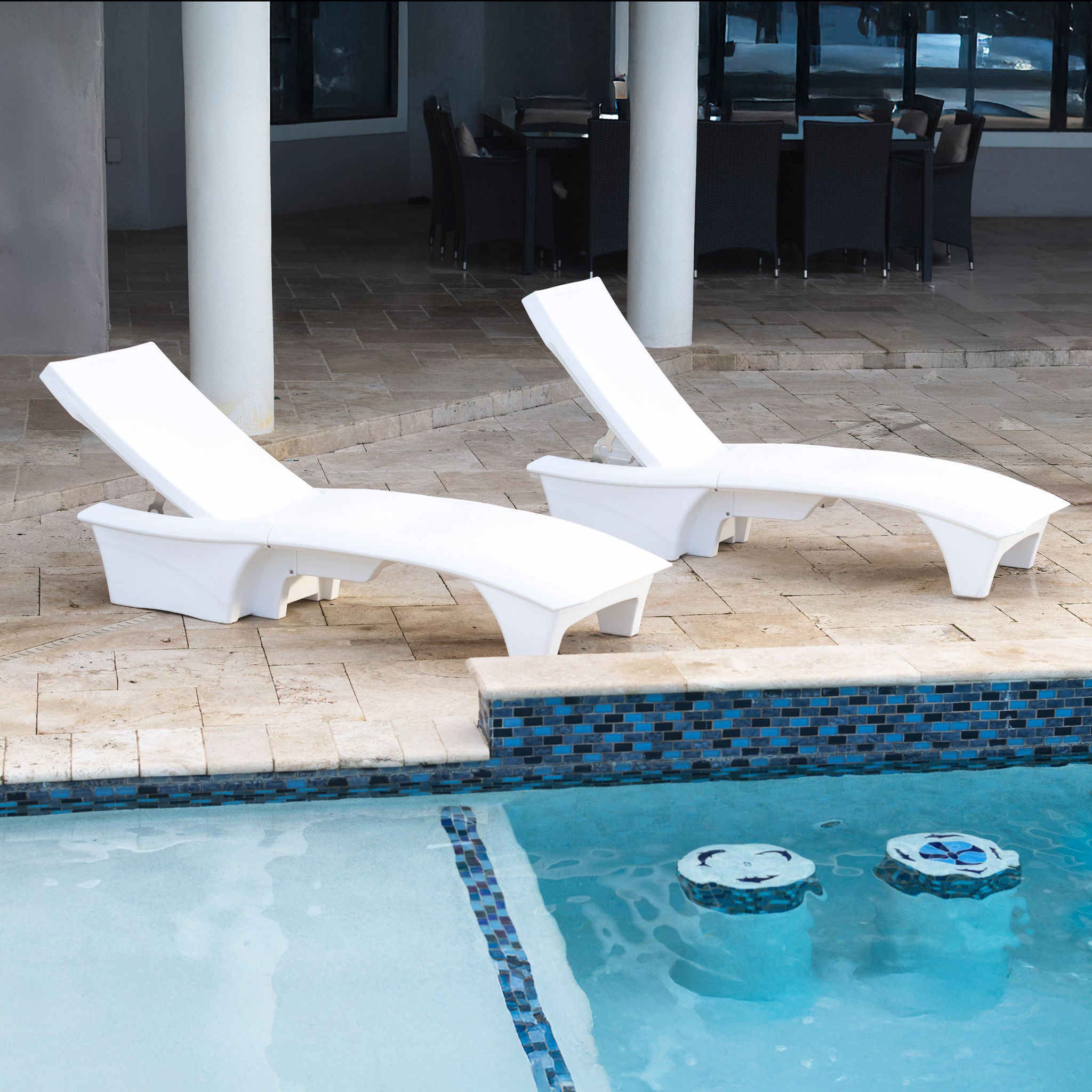 Step2 Vero Adjustable Pool Lounge Chairs 2-pack | Costco