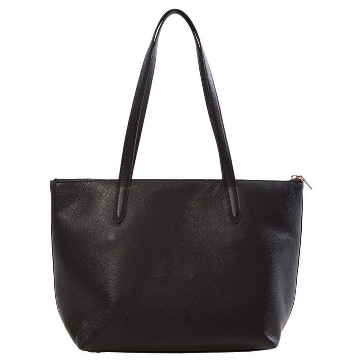 Coach Pebbled Taylor Tote, Black | Costco